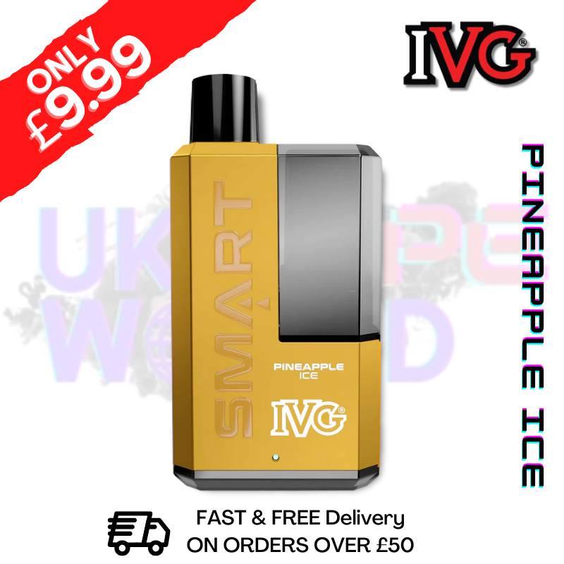 Shop Pineapple ICE IVG 5500 Smart Disposable Kit - ONLY £9.99 - UK Vape World