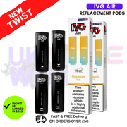 Shop IVG AIR Pods Pineapple ICE Pack Of 4 - UK Vape World