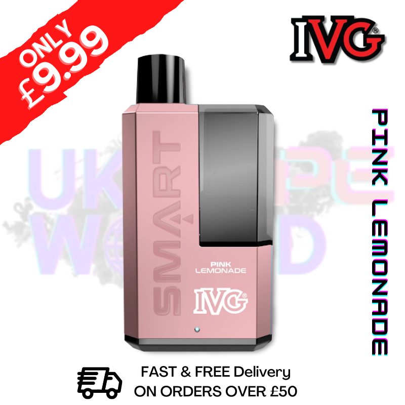 Shop Pink Lemonade IVG 5500 Smart Disposable Kit - ONLY £9.99 - UK Vape World