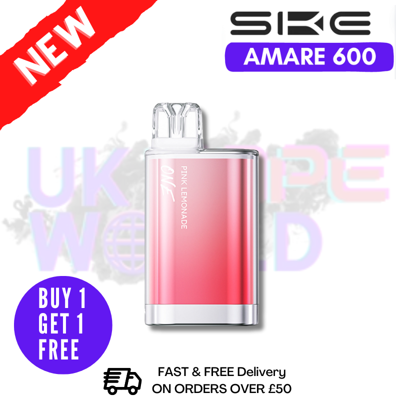 Shop SKE Amare Crystal One Pink Lemonade Disposable - UK Vape World