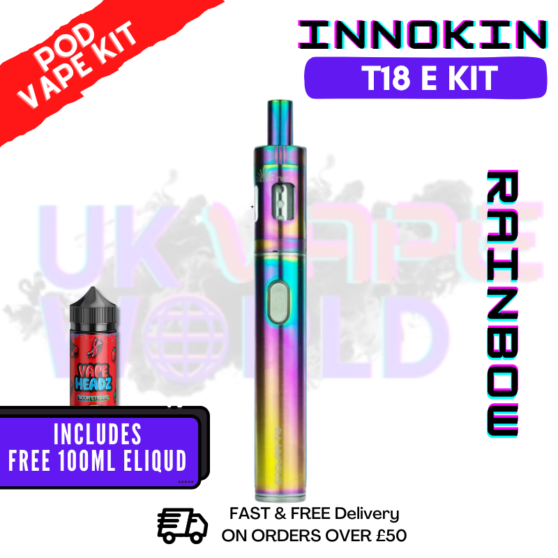 Shop Rainbow Innokin Endura T18E Starter Kit - ONLY £16.99 - UK Vape World