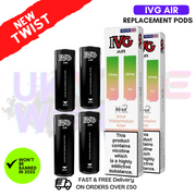 Shop IVG AIR Pods Sour Watermelon Kiwi Pack Of 4 - UK Vape World