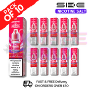 Shop Strawberry Burst Crystal SKE Nic Salt Box / Pack Of 10 - UK Vape World