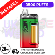 Shop Zap Instafill Bar 3500 Puff Strawberry Kiwi - UK Vape World