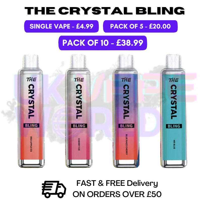 Shop The Crystal Bling 6000 Disposable Vape Bar - £4.99 - UK Vape World