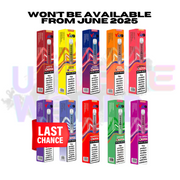 Shop VU9 Crystal 600 Puff - CLEARANCE £1.59 EACH - UK Vape World