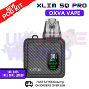 Shop Black Carbon Oxva Xlim SQ Pro Vape Kit | £19.99 + Free Liq - UK Vape World