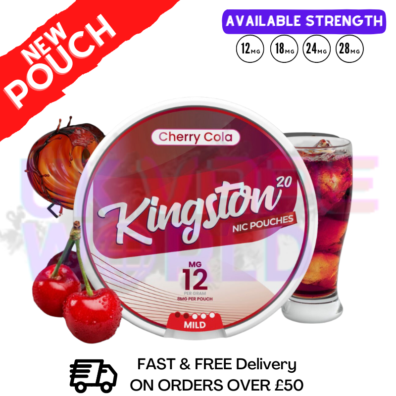 Cherry Cola Kingston Nicotine Pouches