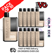 Shop Cola Ice IVG Smart 5500 Puff Kit Pack / Box Of 10 - UK Vape World