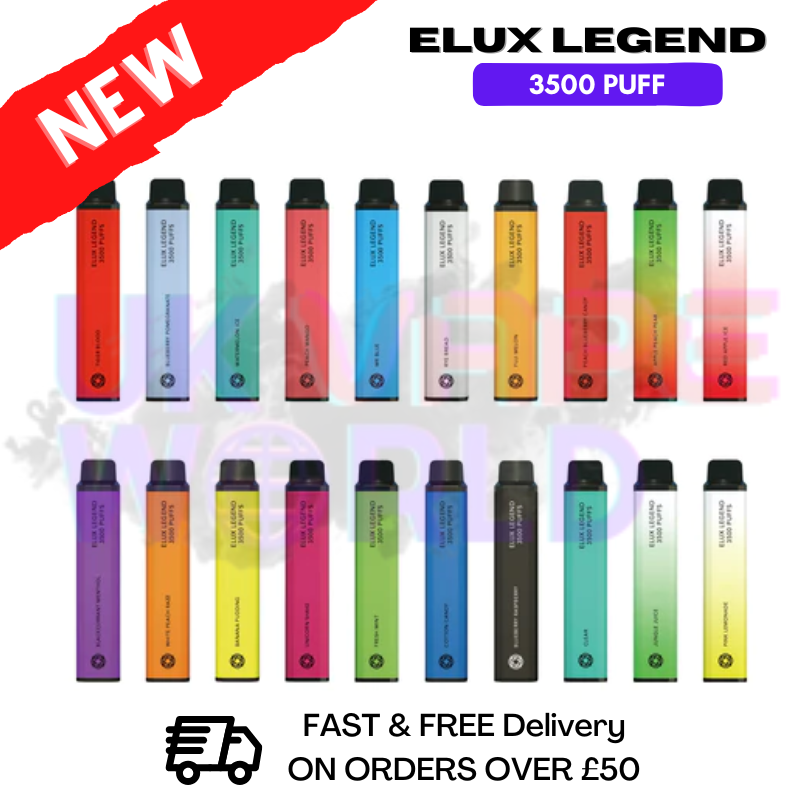 Shop Elux LEGEND 3500 ZERO | 0MG | CLEARANCE - UK Vape World