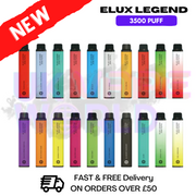 Shop Elux LEGEND 3500 ZERO | 0MG | CLEARANCE - UK Vape World