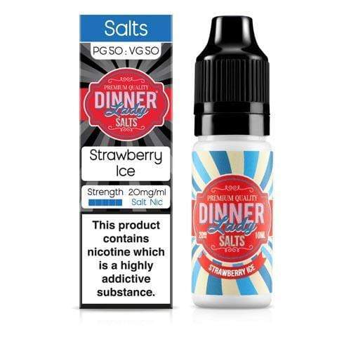 Dinner Lady Strawberry Ice Nic Salt ONLY £3.29 | UK Vape World