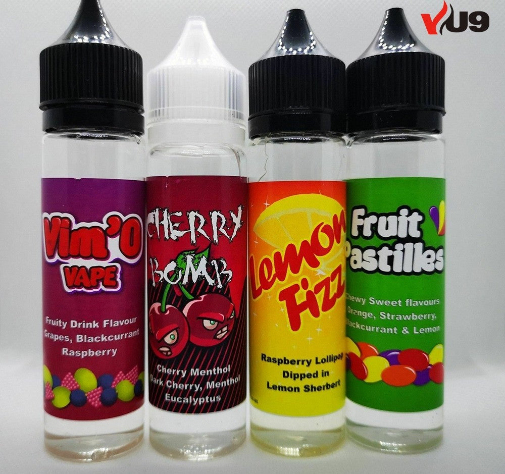 vu9 vape E-juice  70/30 vg/pg 100ml - UK VAPE WORLD